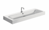 Kerasan 358359 CENTO umywalka 100X45 TUTTA wanna GRIGIO MAT
